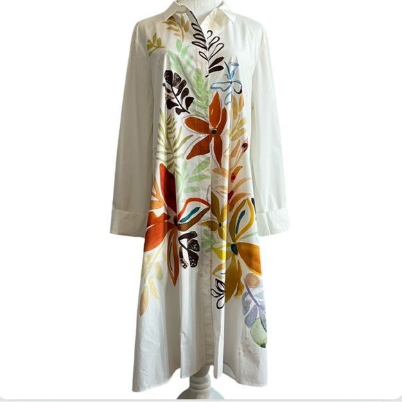 Lafayette 148 New York Porto Floral-Print Shirt Dress
Vibration shirt dress - Picture 4 of 14